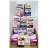 Image 1 : FLAT OF ASSORTED MULTI VITAMINS AND SUPPLEMENTS