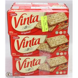 LOT OF VINTA ORIGINAL CRACKERS