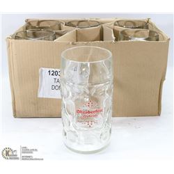 CASE OF 6 NEW RICKARDS OKTOBERFEST 1 L BEER STEINS
