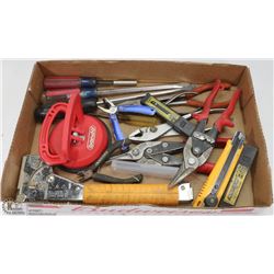 ESTATE TOOL LOT - SNIPS, PLIERS & MORE