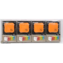 BUNDLE OF FOUR MAGIC VIBRATION SPEAKERS