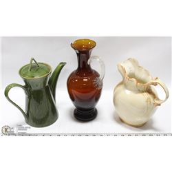 3 DECORATIVE VASES