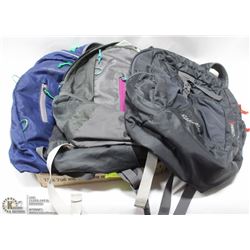 LOT OF EDDIE HIKING- BACKPACKS