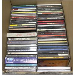 BOX OF 60 CDS INCL ENYA, MICHAEL BOLTON, ANI