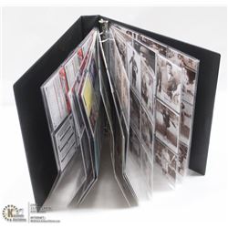 BINDER OF BOSTON RED SOX CARDS INCL BABE RUTH