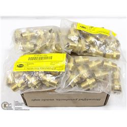 40 NEW BRASS FITTINGS 3/8NPT X 7/8 HOSE