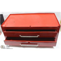 2 SHELF TOOL BOX 26.5" X 13".