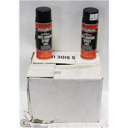 CASE OF 12 CANS OF ANTI-VANDAL MARKING PAINT.