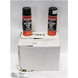 CASE OF 12 CANS OF ANTI-VANDAL MARKING PAINT.