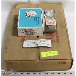 LOT OF 36 MAYCO CERAMIC GLAZES , CONE 06