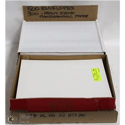 HEAVY STOCK PHOTOGENIC PAPER 300 AND 500