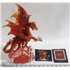 Image 1 : FRANKLIN MINT DRAGON GUARDIAN OF FIRE BY