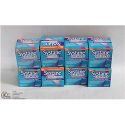 LOT OF 8 SYSTANE EYE LID WIPES