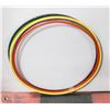 Image 1 : 5 VINTAGE HOOLA HOOPS W/SWOOSH SWOOSH SOUND