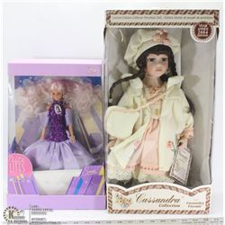 CASSANDRA COLLECTION DOLL WITH SANDI DOLL IN