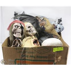 BOX OF HALLOWEEN DECORATIONS
