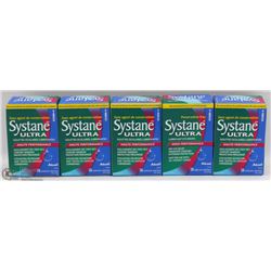 LOT OF 5 SYSTANE ULTRA EYE RELIEF DROPS