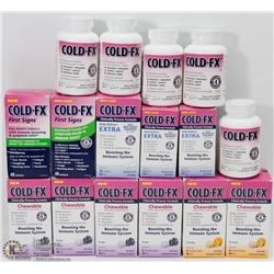 LARGE LOT OF COLD FX SUPPLEMENTS