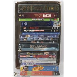 FLAT OF DVD’S INCLUDING “LORD OF THE RINGS AND