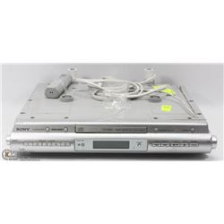 UNDER COUNTER SONY CD PLAYER WITH REMOTE CONTROL
