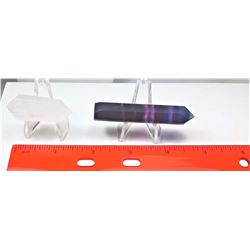 9) NATURAL FLUORITE QUARTZ HEALING