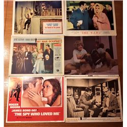22)  LOT OF 6 VINTAGE MOVIE LOBBY CARDS