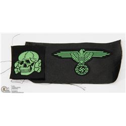 VINTAGE GERMAN SS TOTENKOPFT INSIGNIA.