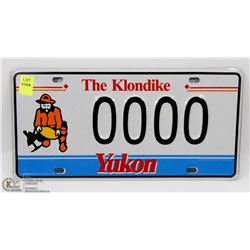 YUKON SAMPLE LICENSE PLATE