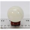 Image 1 : #16-NATURAL GREEN ONYX SPHERE BALL