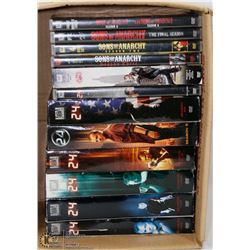 LOT OF TV SEASON DVDS   -  SONS OF ANARCHY & 24