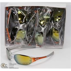CASE OF OAKLEY REPLICA 400UV SILVER & ORANGE