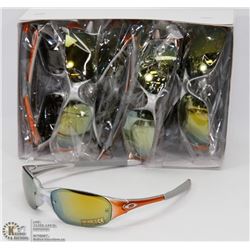 CASE OF OAKLEY REPLICA 400UV SILVER & ORANGE