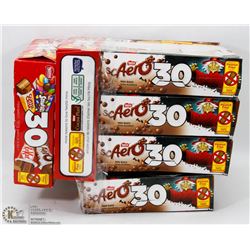 6 BOXES OF 30 ASSORTED MINI BARS