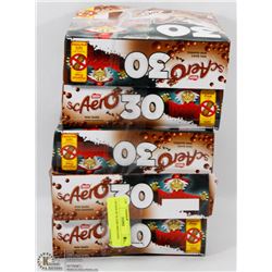 5 BOXES OF 30 AERO MINI BARS