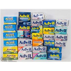 LARGE BAG OF ASSORTED PAIN MEDS