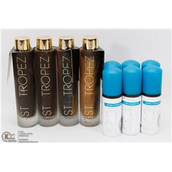 BAG OF ASSORTED TANNING PRODUCTS