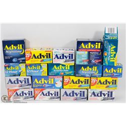 LARGE BAG OF ASSORTED ADVIL
