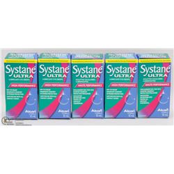5 BOXES OF SYSTANE HIGH PERFORMANCE  LUBRICANT EYE