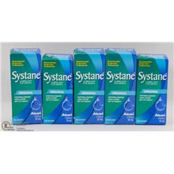 5 BOXES OF SYSTANE ORIGINAL LUBRICANT EYE DROPS