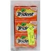 Image 1 : 12 PACKS OF TRIDENT TROPICAL TWIST GUM