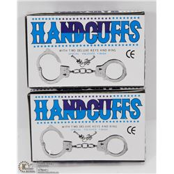BUNDLE OF TWO HANDCUFFS WITH KEYS