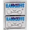 Image 1 : BUNDLE OF TWO HANDCUFFS WITH KEYS