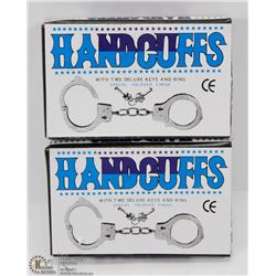 BUNDLE OF TWO HANDCUFFS WITH KEYS