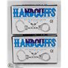 Image 1 : BUNDLE OF TWO HANDCUFFS WITH KEYS