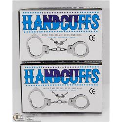 BUNDLE OF TWO HANDCUFFS WITH KEYS