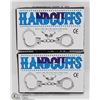 Image 1 : BUNDLE OF TWO HANDCUFFS WITH KEYS