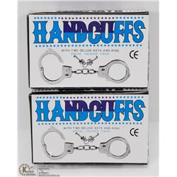 BUNDLE OF TWO HANDCUFFS WITH KEYS