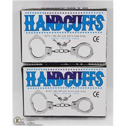 BUNDLE OF TWO HANDCUFFS WITH KEYS