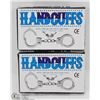 Image 1 : BUNDLE OF TWO HANDCUFFS WITH KEYS