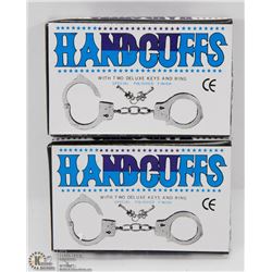 BUNDLE OF TWO HANDCUFFS WITH KEYS
